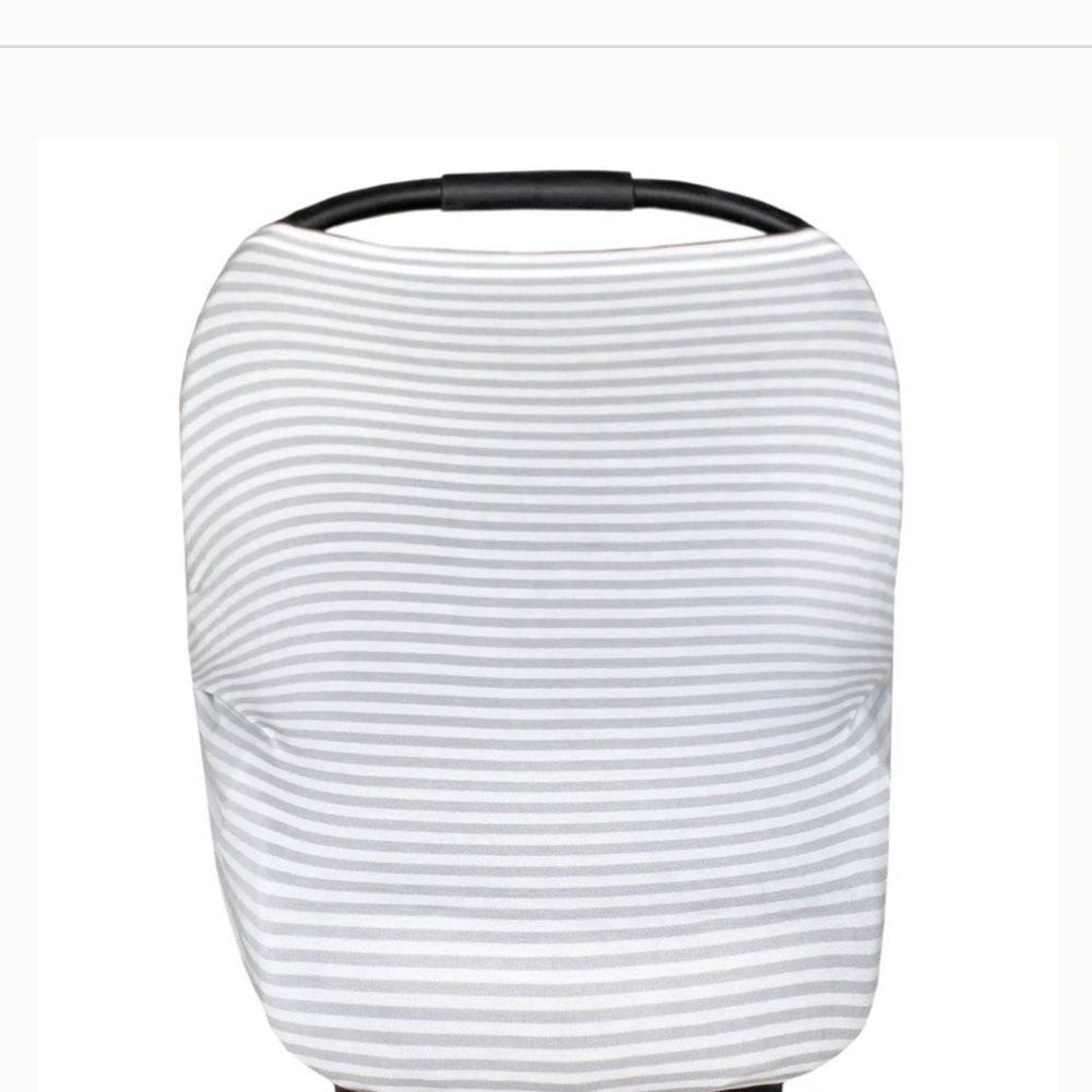 Copper Pearl Striped Baby Car Seat Cover